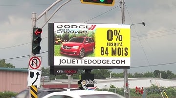 LED outdoor display - City of Joliette - Nummax Display Innovation
