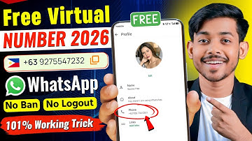 Free Virtual WhatsApp Number | How to make WhatsApp from fake number | Fake WhatsApp Number 2026