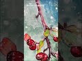 Kiki Zhang draw Peaceful Snowfall#drawing #winter #snow #tree #branch #nature #landscape #peace