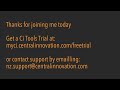 Ci Tools Weekly Webinar