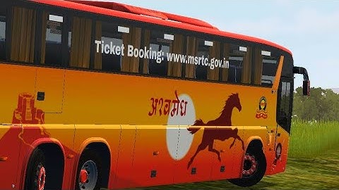 MSRTC ASHWAMEDH SCANIA METROLINK BUS LIVERY FOR BUSSID ! CURSING ON MUMBAI-NAGPUR HIGHWAY