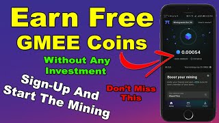 Earn Free Gmee Coins - How To Mine New Crypto On Your Phone Without Any Investment