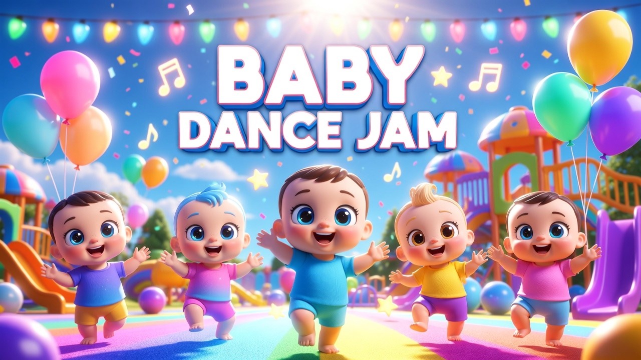Happy Baby Dance Jam 💃 Dudi Dudi Dam Dam Song | Dodi Dodi Dum Dum 😂 Kids Cartoon Fun