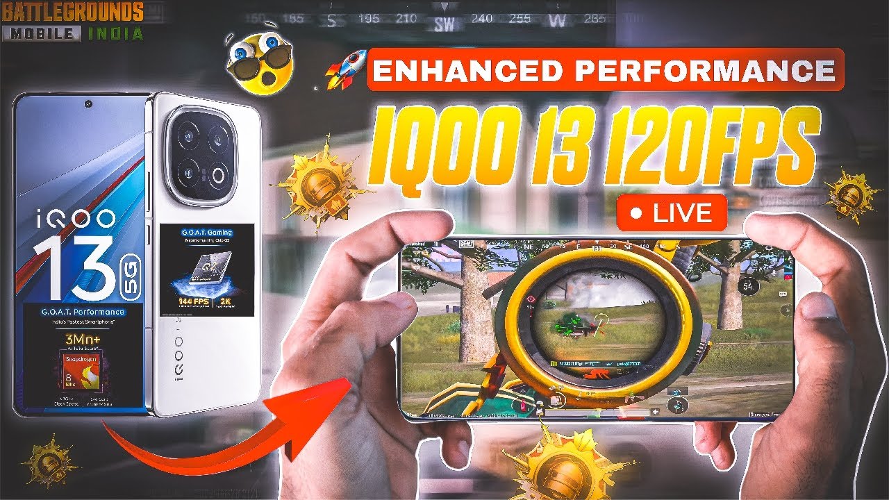 IQOO 13 120fps performance test in bgmi / pubg #introvertyt #bgmi # ...