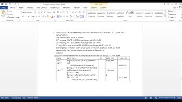 TYBCOM : Accounting of transactions of Foreign currency
