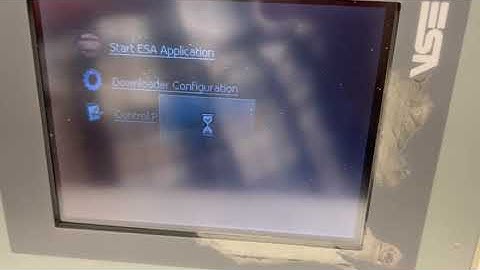 Test Run After Repair - ESA Touch Screen HMI - IT10550101