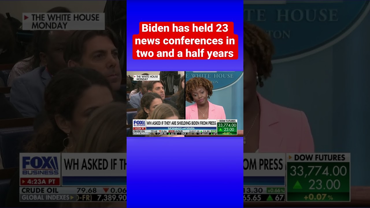 Reporter grills KJP on whether the administration is protecting Biden from questions #shorts