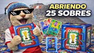 ABRÍ 25 SOBRES DEL ÁLBUM MUNDIAL 2026 DE 3 REYES… ME GANÉ UN POSTER Y JUGADORES INCREÍBLES 😱