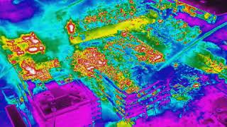 DroneDJ: Drone with thermal camera shows hot spots in massive fire in Oakland, Calif.