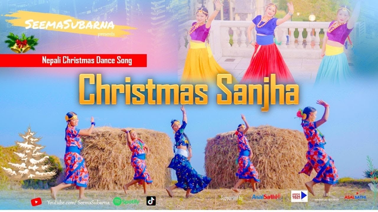 New Nepali Christmas Dance Song 2021  Christmas Sanjha  Seema Subarna