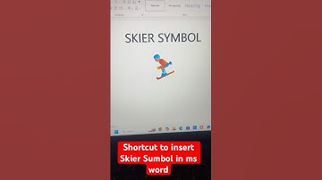 Shortcut to insert Skier Symbol in ms word #shorts #shortvideo #youtubeshorts #viral #trending #tips