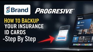 How to backup your insurance ID cards using Progressive - Step By Step