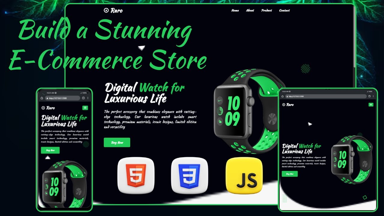 Retail Store Js 🚀 Build a Stunning E-Commerce Store with HTML, CSS & JavaScript ...