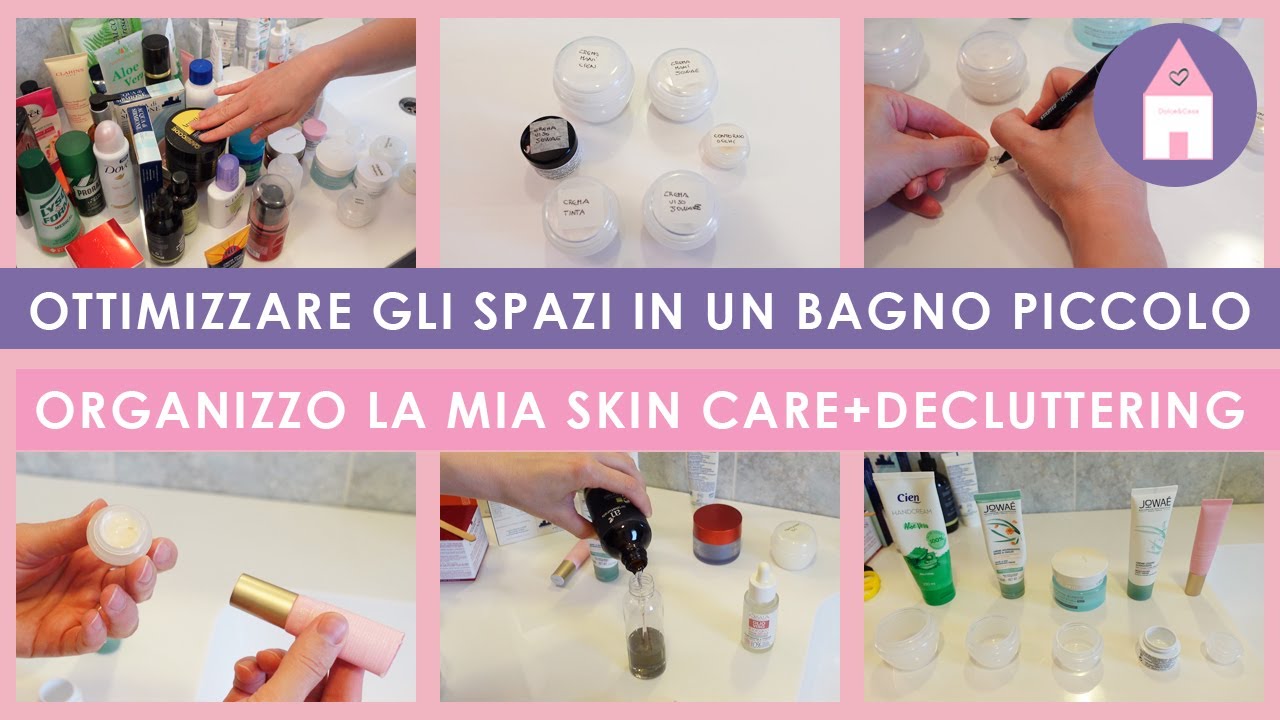 DECLUTTERING SKIN CARE: COME RISPARMIARE SPAZIO IN UN BAGNO PICCOLO ...