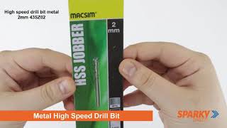 High speed drill bit metal 2mm 43SZ02