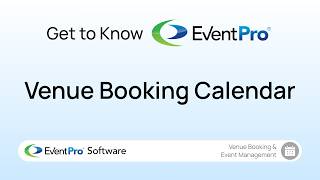 Venue Booking Calendar: EventPro Software