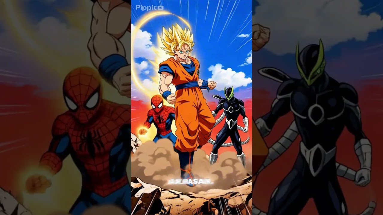 ¿Qué pasaría si Spider-Man peleara en DRAGON BALL? 🕷️⚡🔥