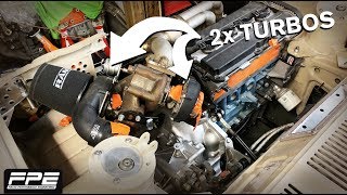 Compound Turbo Mk1 Fiesta - Episode 12 - Seat rails and down pipe