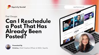 [Squirrly Social Tutorial] Can I Reschedule a Post That Has Already Been Posted?