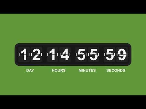 After Effects template:  Advanced flip Counter