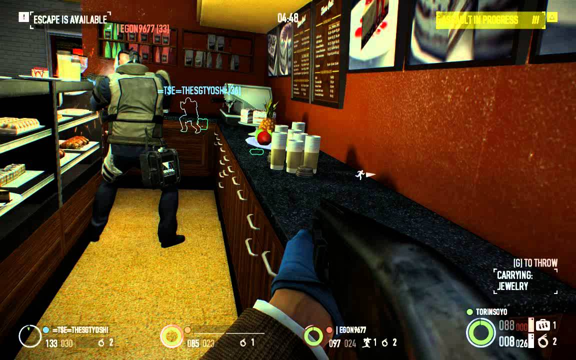 PayDay 2  с Torinsoyo Four Stores Overkill with OVE9000 portable saw