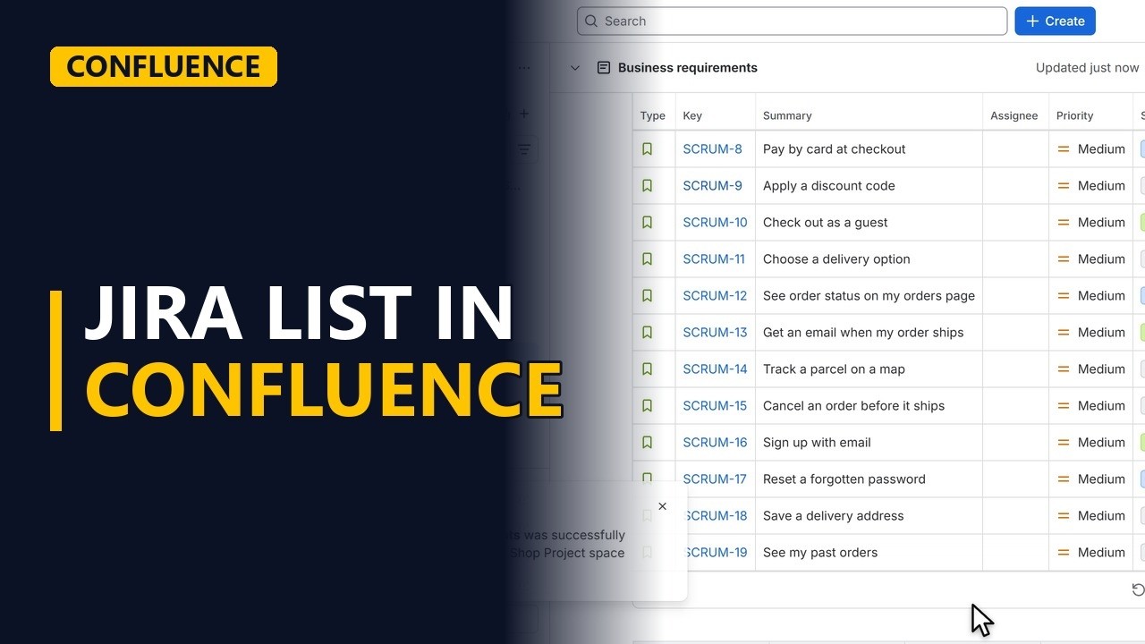 Show Jira Issues in Confluence: A Live List of Stories (Jira Work Items Macro)