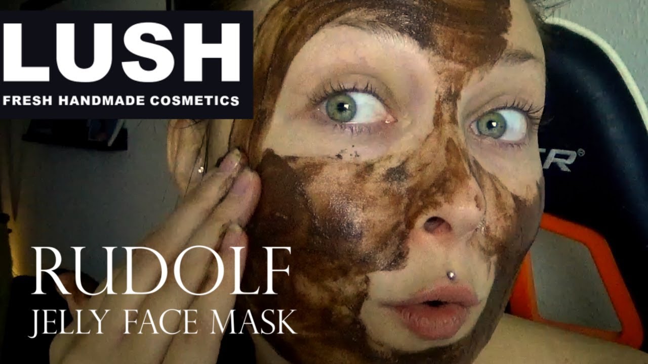 LUSH Rudolf Jelly Face Mask 🦌 Demo & Review