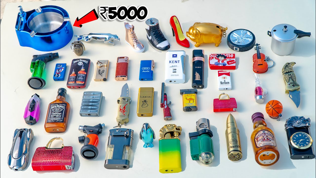 Expensive Lighter Collection - सबसे अजीब लाइटर
