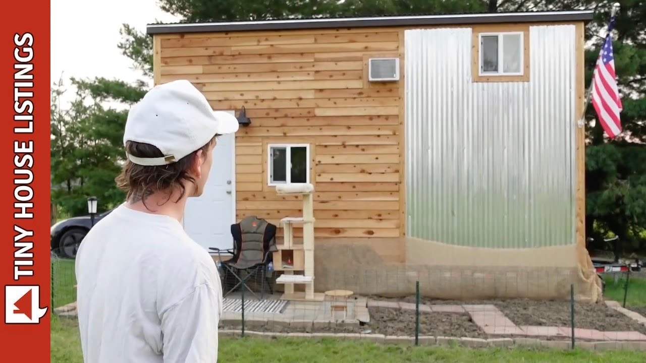 He Built His Dream Tiny House And No He Has No Bills - YouTube