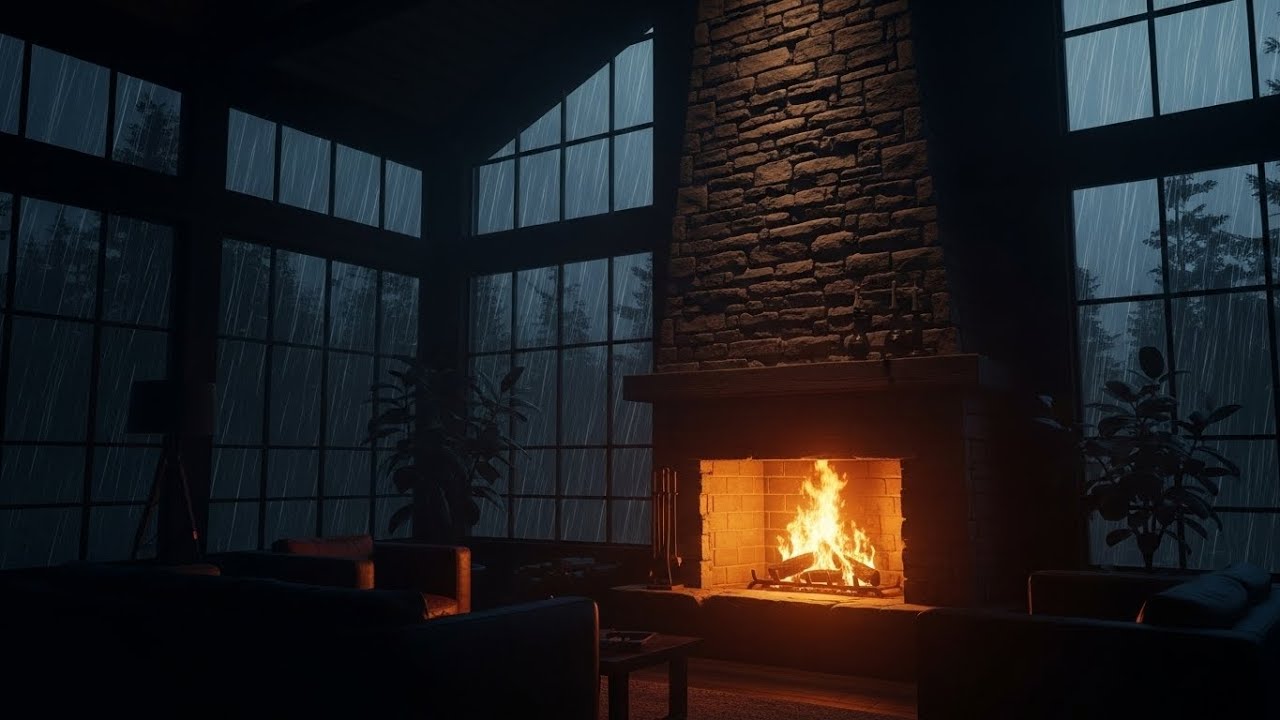 Peaceful Forest Rain and Piano Music for Studying and Focus Enhancement