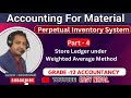 Store Ledger under Weighted Average Method part 4 || Perpetual Inventory System || Grade 12 ||