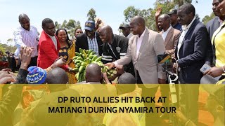 DP Ruto allies hit back at Matiang'i during Nyamira tour