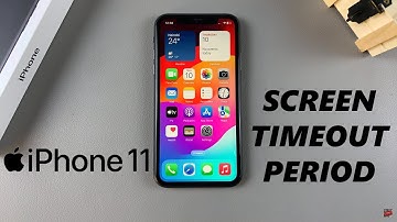 How To Change Screen Timeout Period (Auto Lock) On iPhone 11