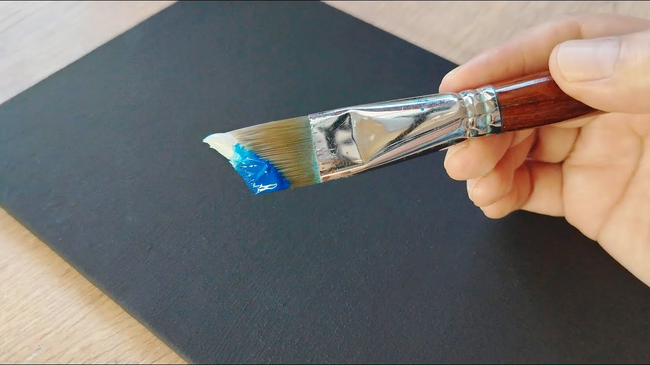 Easy Blue Roses to Paint / Acrylic Painting for Beginners
