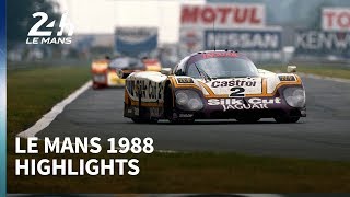 Le Mans 1988 highlights - Jaguar topples Porsche