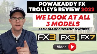 Powakaddy FX3/FX5/FX7 CT6 & CT8 Trolleys