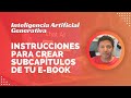 Indicaciones para SubCapitulos