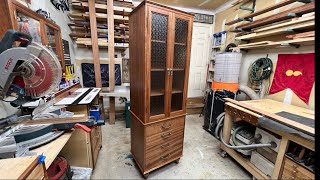 Serial # 23 | Mahogany Linen Cabinet With Morisco Glass Doors