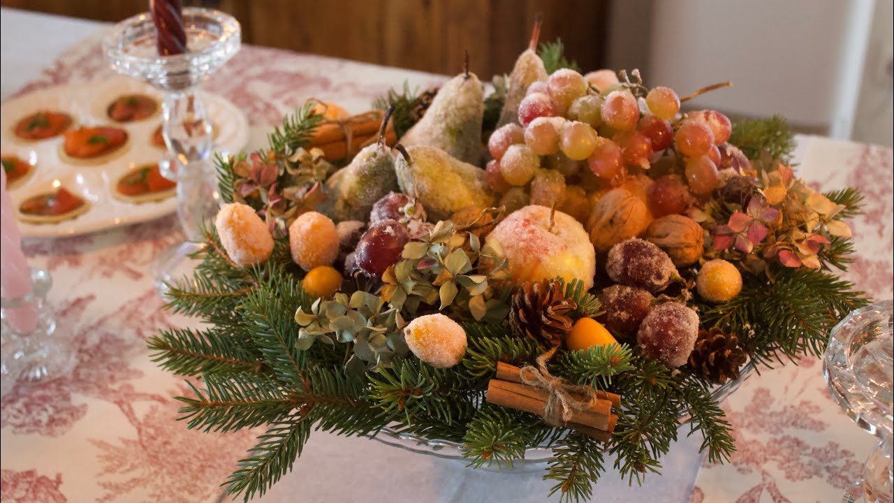 Мой рождественский стол ✨ Медленная жизнь и рождественская магия во французской деревне