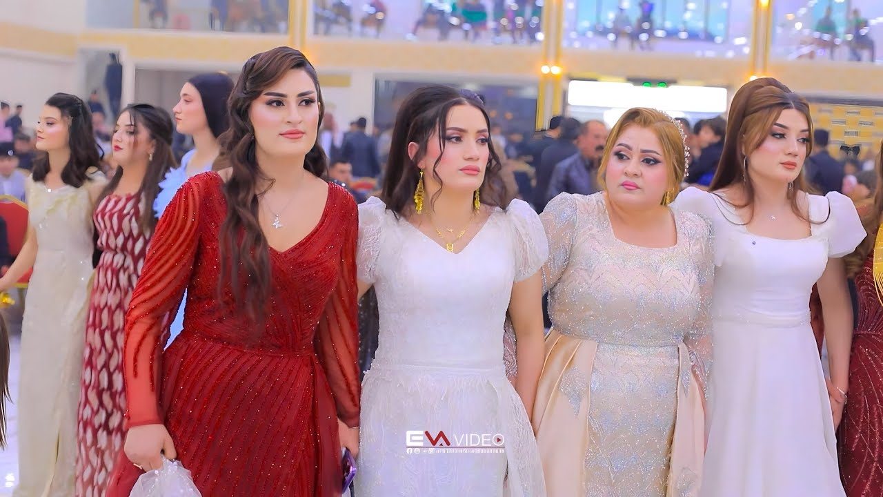 الفنان  شاكر حلو حفلة زفاف عمر و روزه في قاعة هانوفر شنكال جزء 4