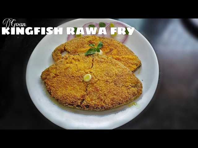 Kingfish Rawa Fry Goan Rava Fried Fish