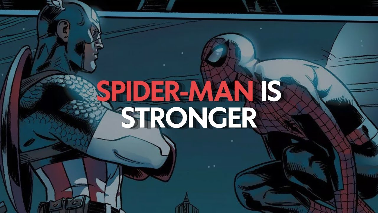 Spider Man Is Actually Stronger Than Captain America YouTube spider-man-is-actually-stronger-than-captain-america-youtube