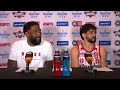 Justin Tatum & William 'Davo' Hickey speak to the media v Brisbane Bullets | Illawarra Hawks