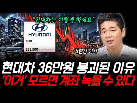 "What to do with Hyundai Motor" The real reason why Hyundai shares collapsed from 360,000 KRW.. I...