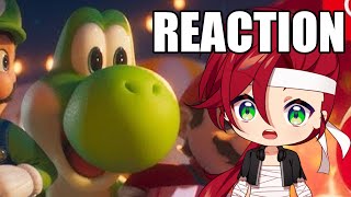 YOSHI IS HERE!!! 【Super Mario Galaxy Movie Trailer REACTION】