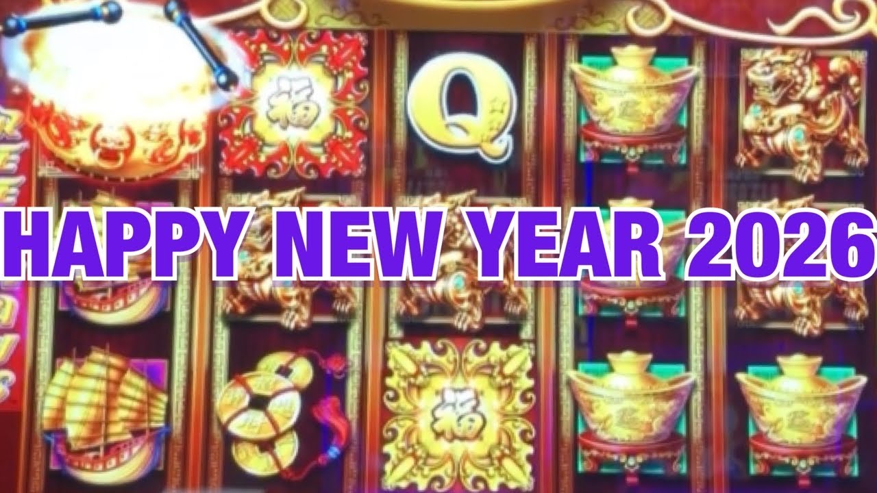 DANCING DRUMS SLOT MACHINE 🎰 BONUSES FROM LATE 2024 & 2025 🤩 HAPPY NEW YEAR 2026 EVERYONE! 🎆👍😁