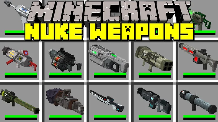 Minecraft NUKE WEAPONS MOD! / BUILD WORLD'S BIGGES...