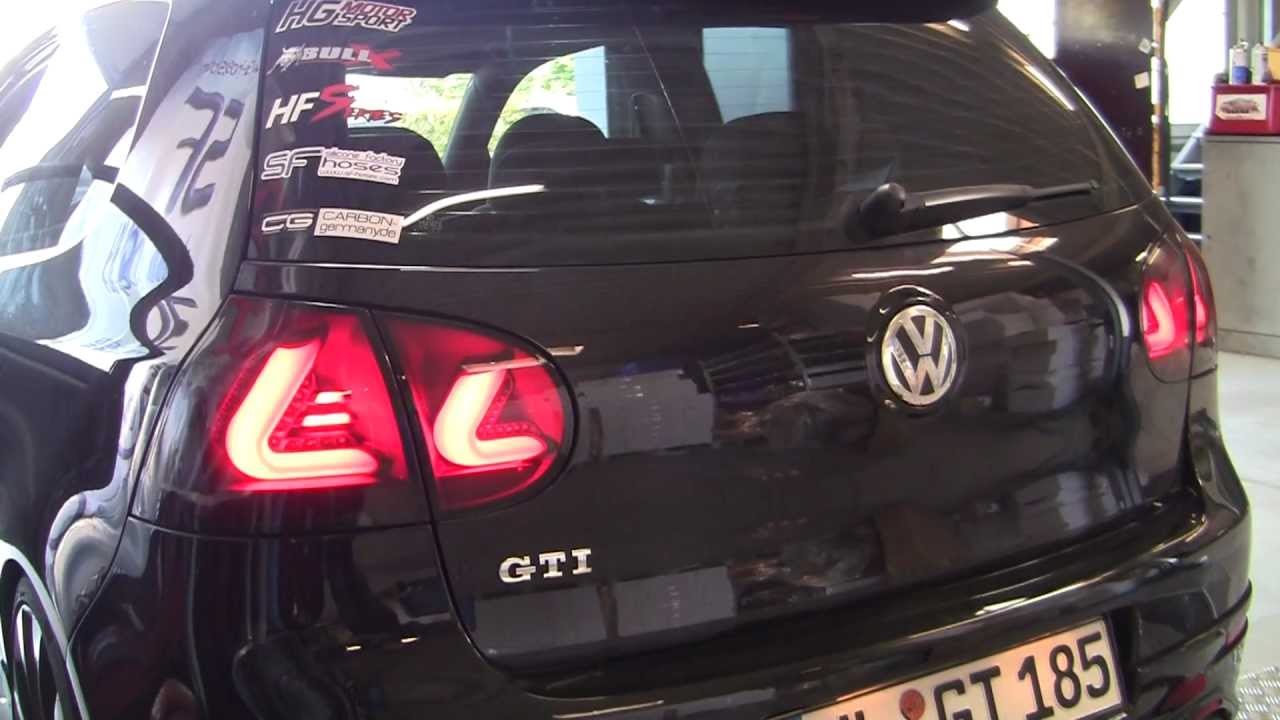 Golf 5 GTi Dectane Car-DNA Lightbar Rückleuchten 