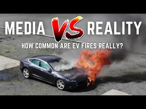Media VS Reality: EV fire rates VS gas car fire rates