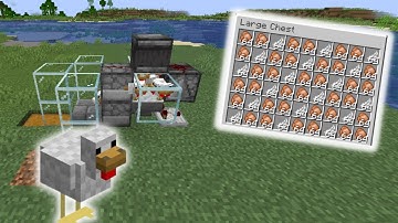 Most efficient Automatic Chicken Farm Minecraft Java 1.19